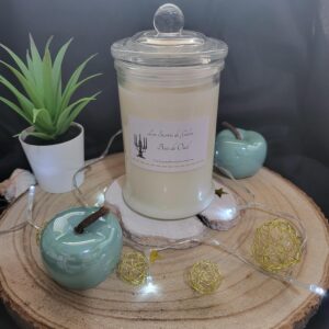 bougie bonbonniere bois de oud