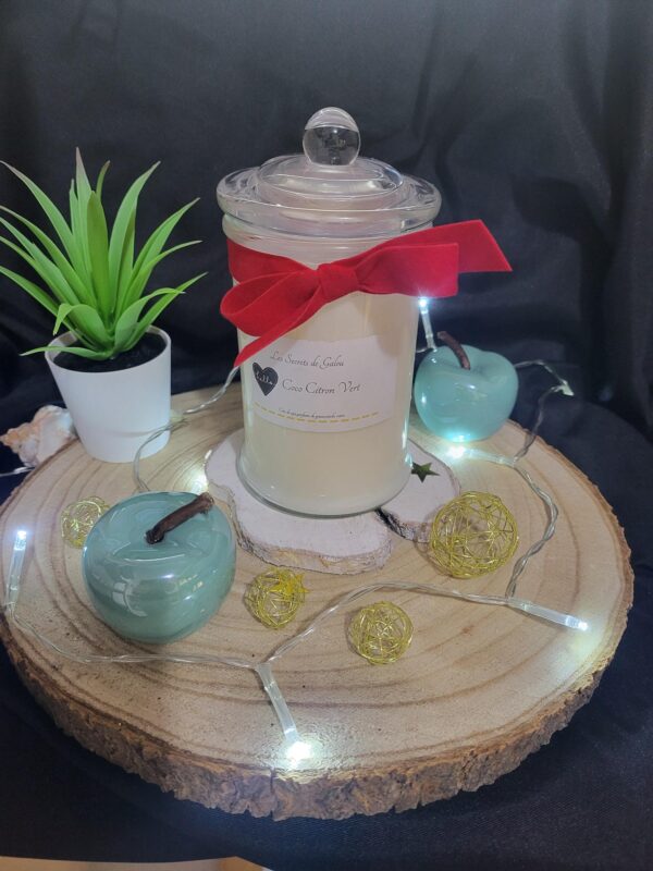bougie bonbonniere coco citron vert