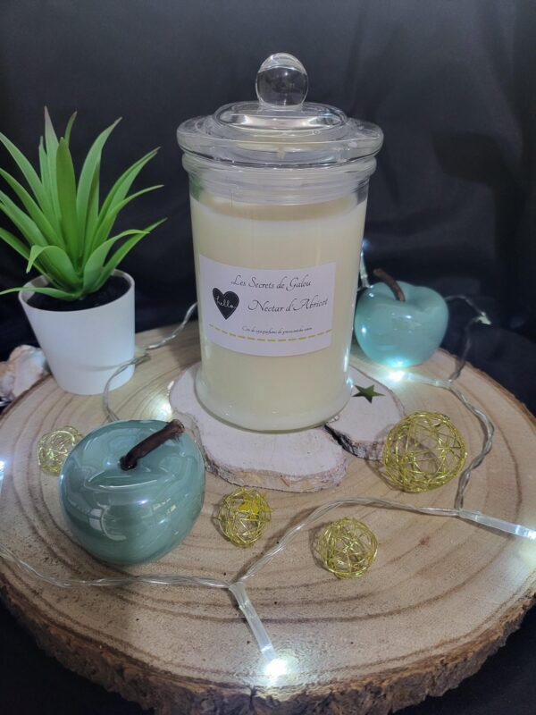 bougie bonbonniere nectar d'abricot