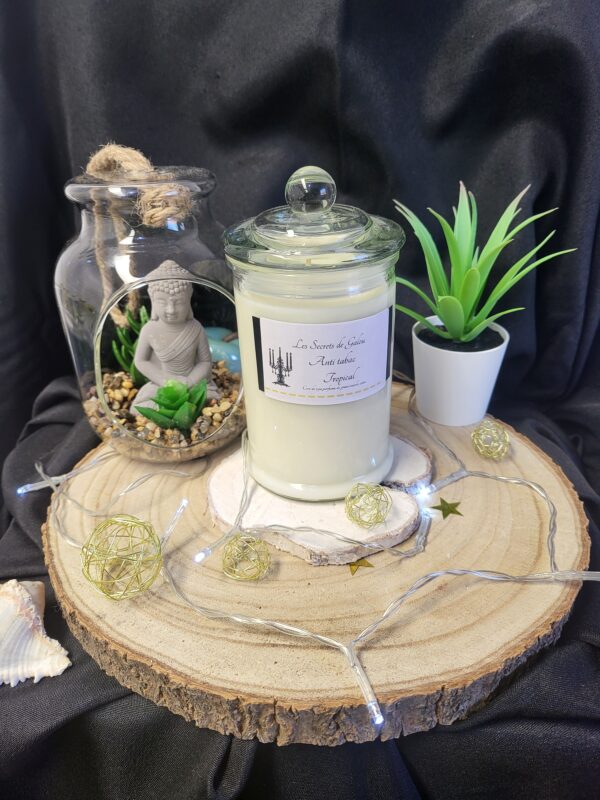 bougie anti tabac tropical