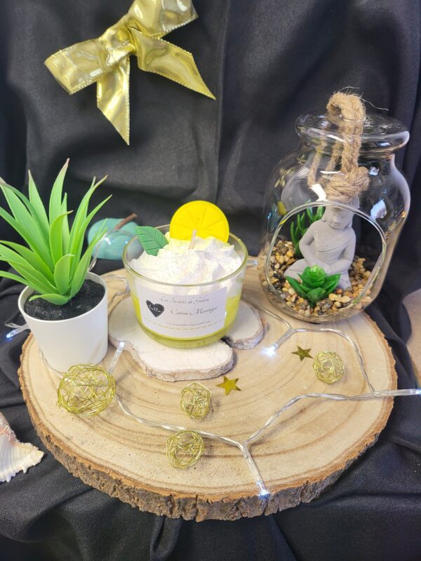 bougie petit plaisir citron meringuée
