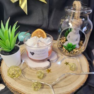 bougie petit plaisir orange cannelle