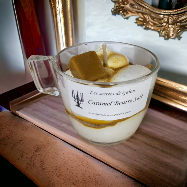 Bougie gourmande caramel beurre salé