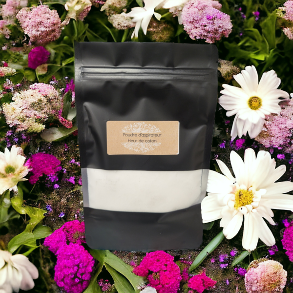 Poudre d'aspirateur fleur de coton