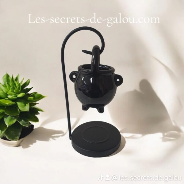 Brûle parfum chaudron suspendu