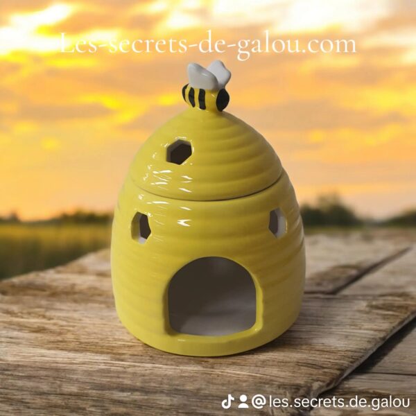 Brûle parfum ruche jaune