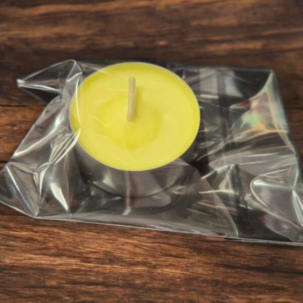 Bougie chauffe plat jaune sans parfum