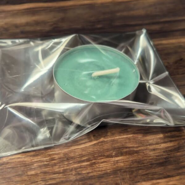 Bougie chauffe plat verte sans parfum