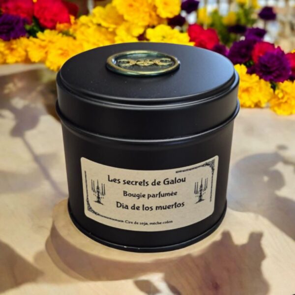 Bougie parfumée dia de los muertos