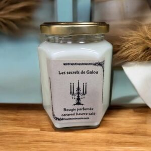 Bougie parfumée caramel beurre salé