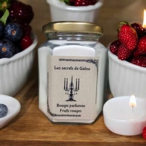 Bougie parfumée fruits rouges