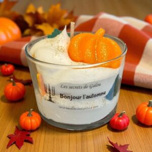 Bougie gourmande citrouille