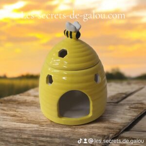 Brûle parfum ruche jaune