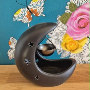 Brûle parfum lune noir