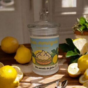 Bougie parfumée tarte citron