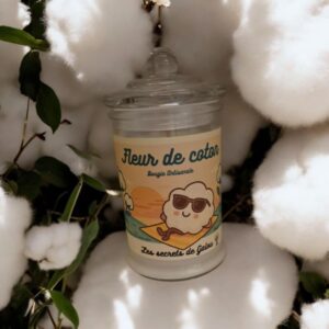 Bougie parfumée fleur de coton