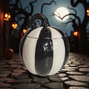 Brûle parfum citrouille noire et blanche