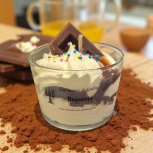 Bougie gourmande brownie