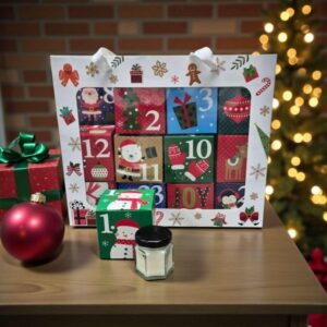 Calendrier de l'avent bougies