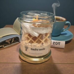 Bougie gourmande gaufre