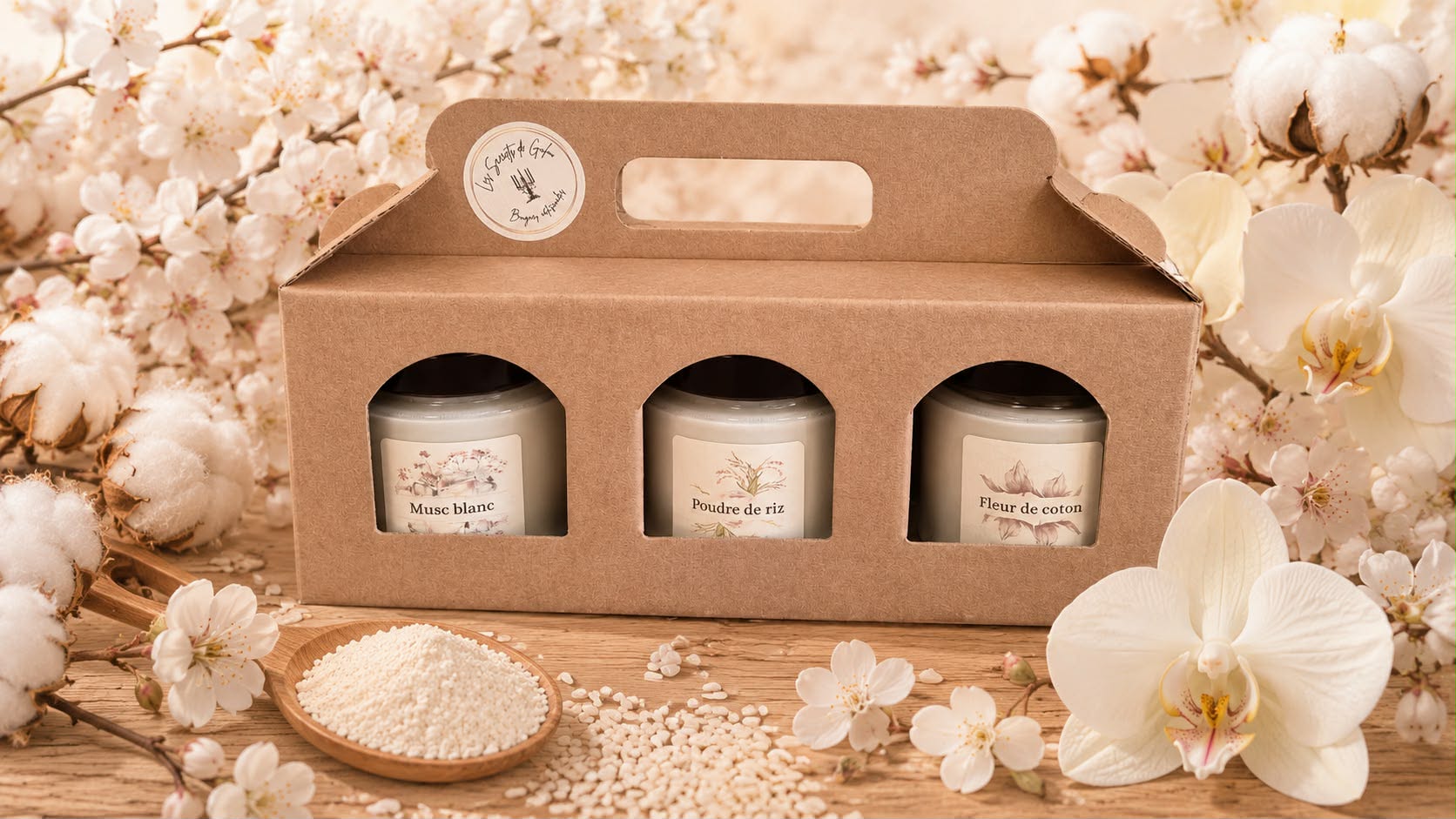 Coffret bougies le cocon