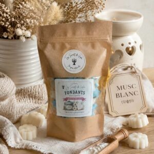 Fondant parfumé mini étoiles blanc nacré