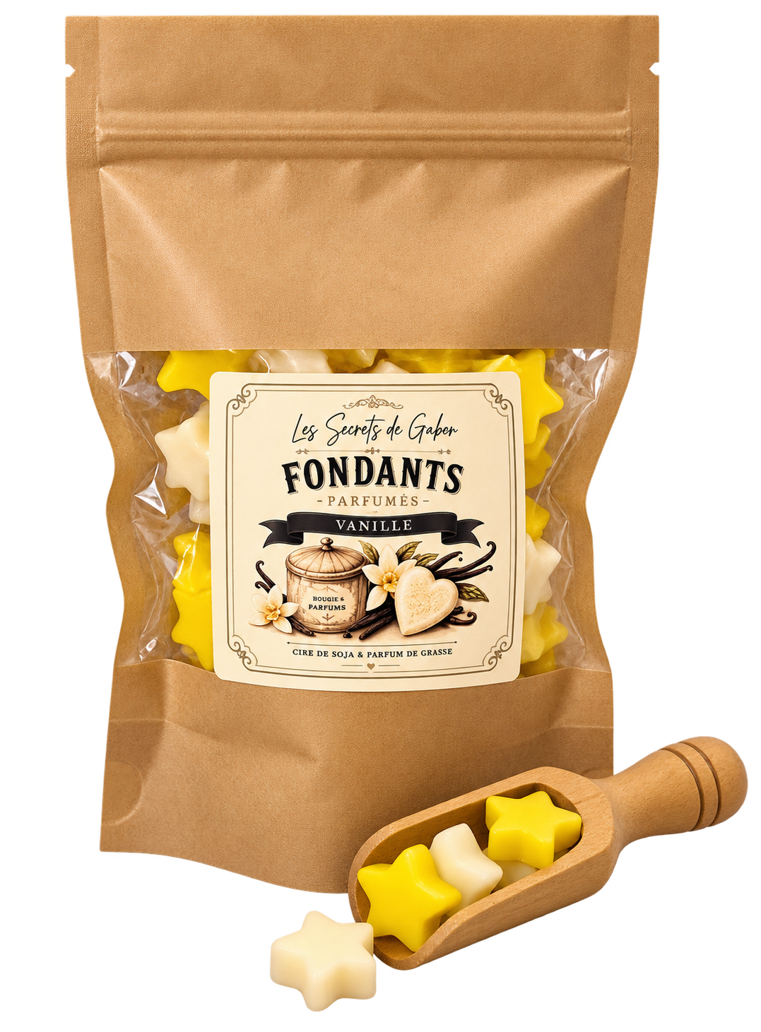 Fondant parfumé mini étoile vanille